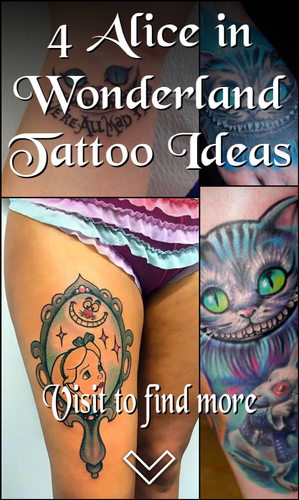 4 Alice in Wonderland Tattoo Ideas
