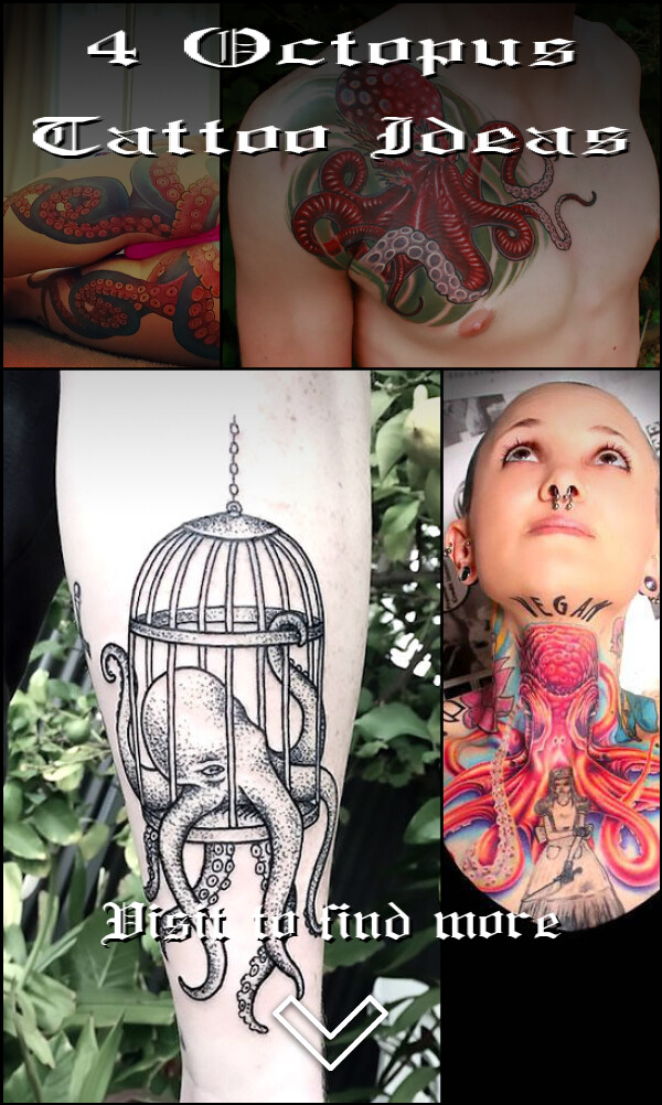 4 Octopus Tattoo Ideas