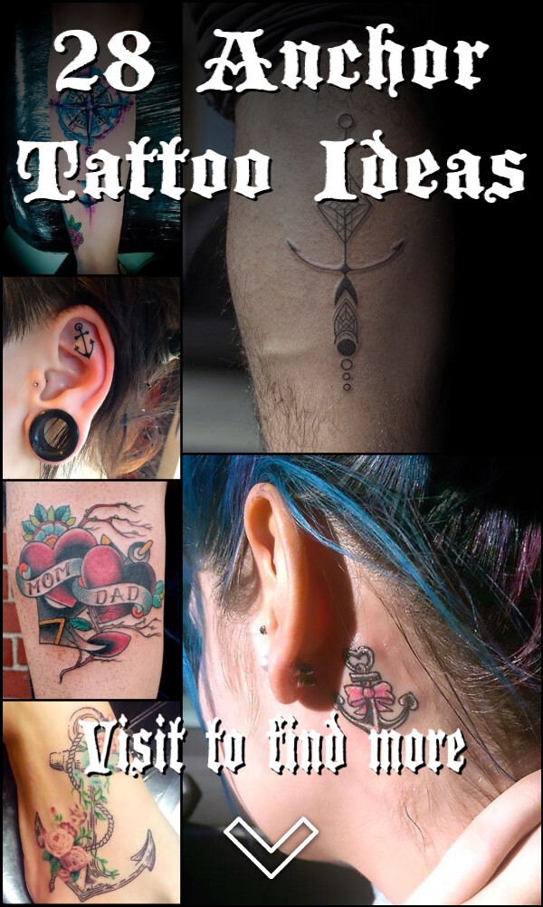 28 Anchor Tattoo Ideas