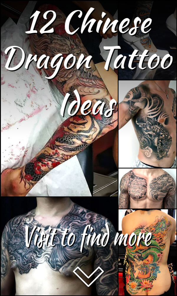 12 Chinese Dragon Tattoo Ideas