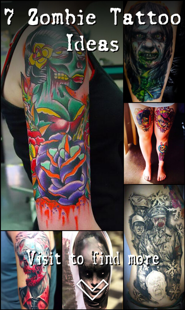 7 Zombie Tattoo Ideas