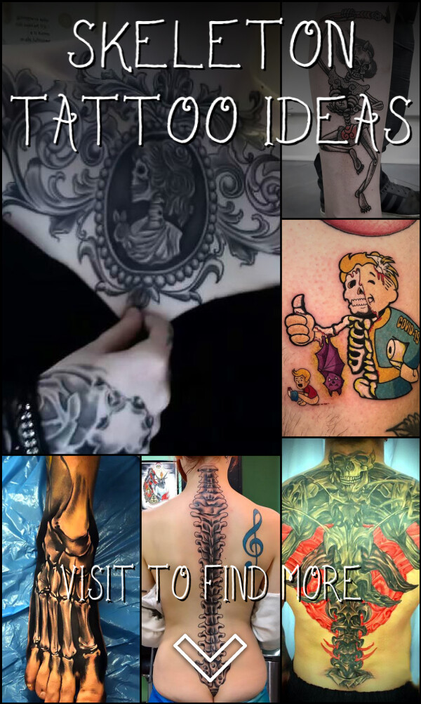 9 Skeleton Tattoo Ideas