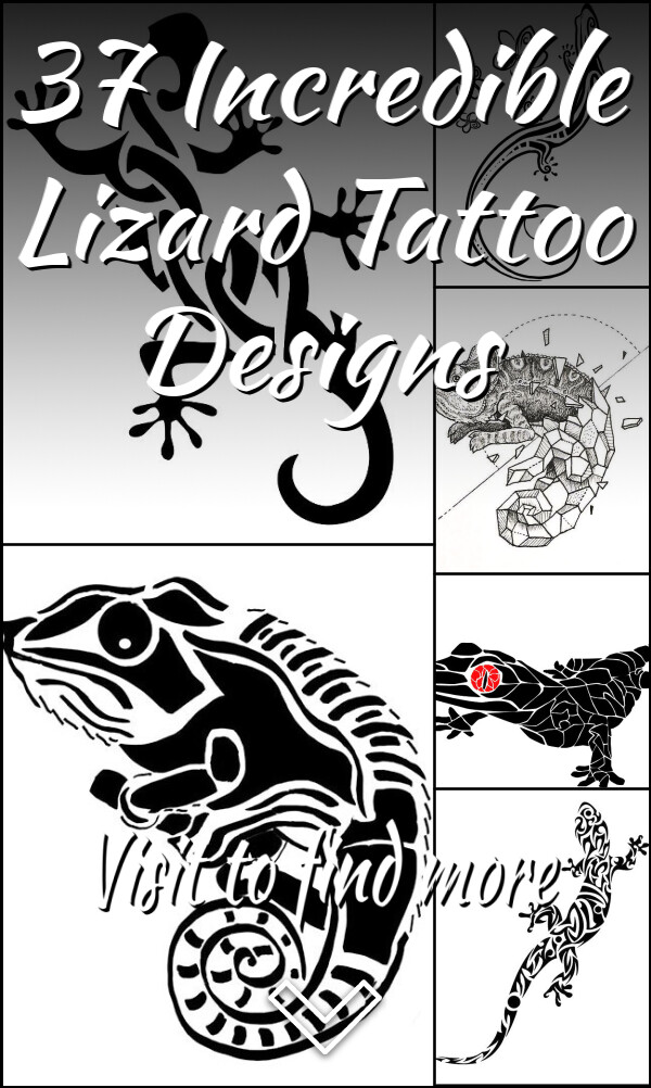 37 Incredible Lizard Tattoo Designs