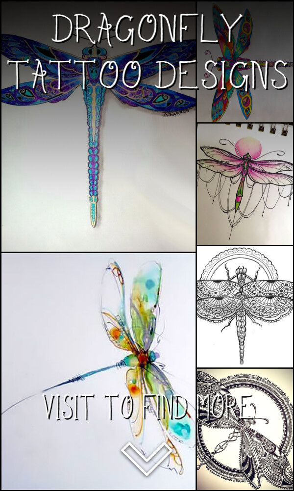 11 Dragonfly Tattoo Designs