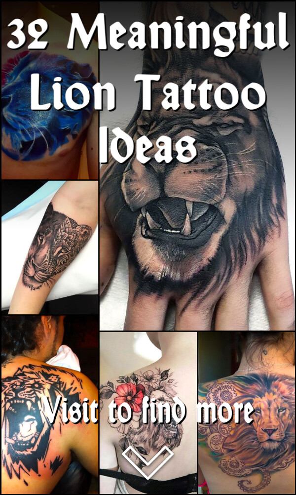 32 Meaningful Lion Tattoo Ideas