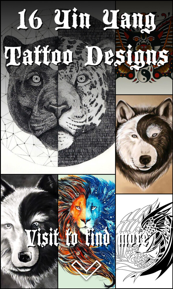 16 Yin Yang Tattoo Designs