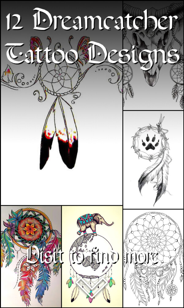 12 Dreamcatcher Tattoo Designs