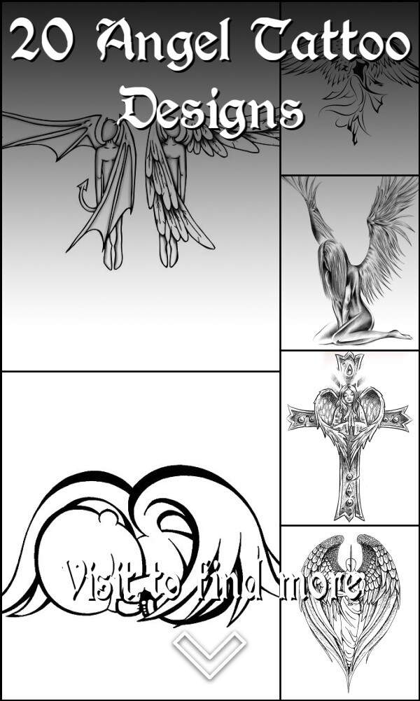 20 Angel Tattoo Designs