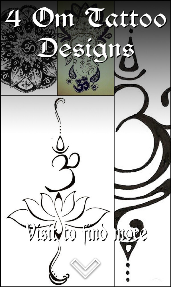 4 Om Tattoo Designs