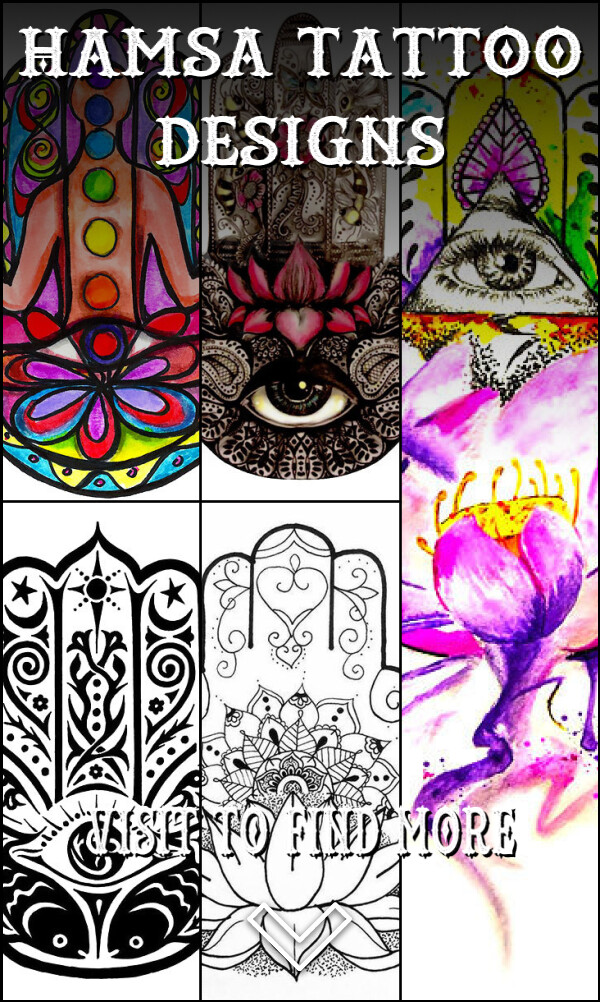 5 Hamsa Tattoo Designs