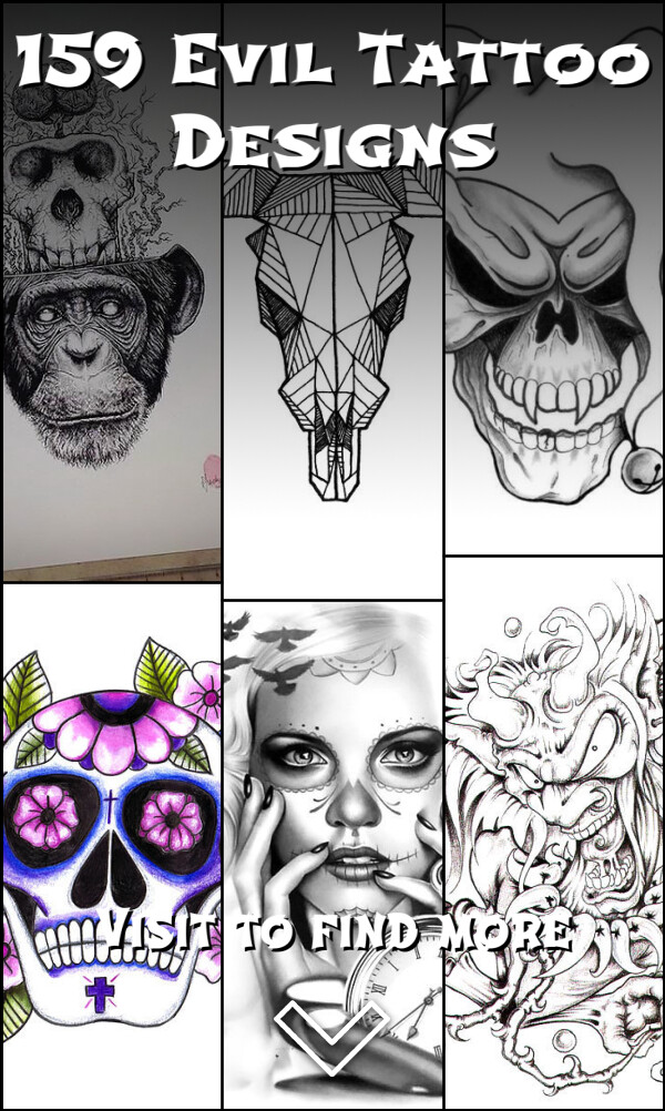159 Evil Tattoo Designs