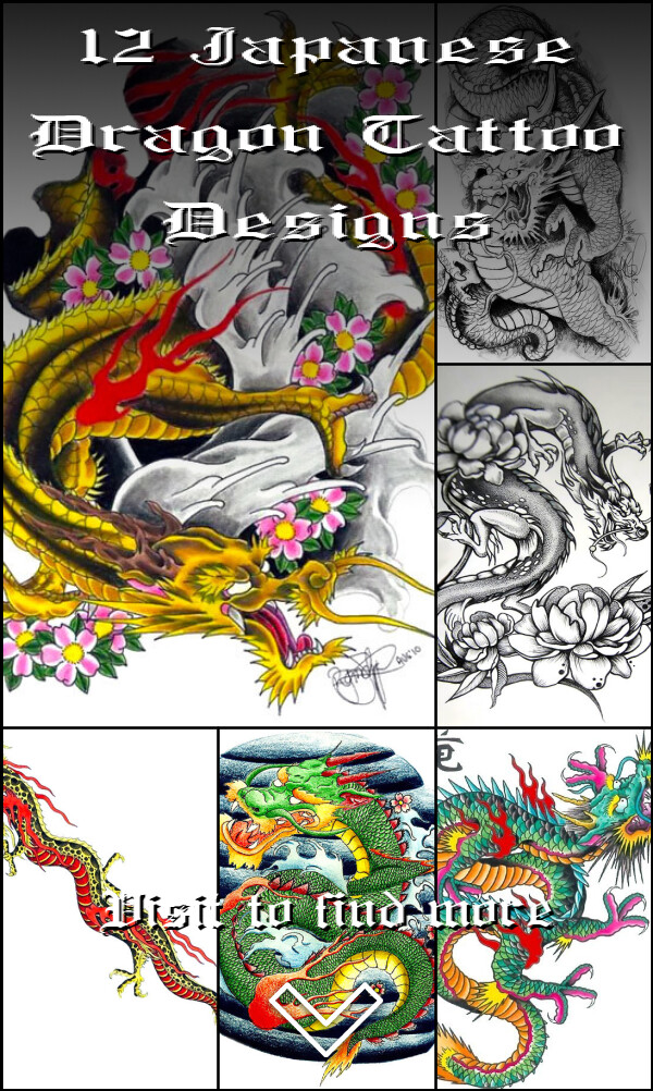 12 Japanese Dragon Tattoo Designs