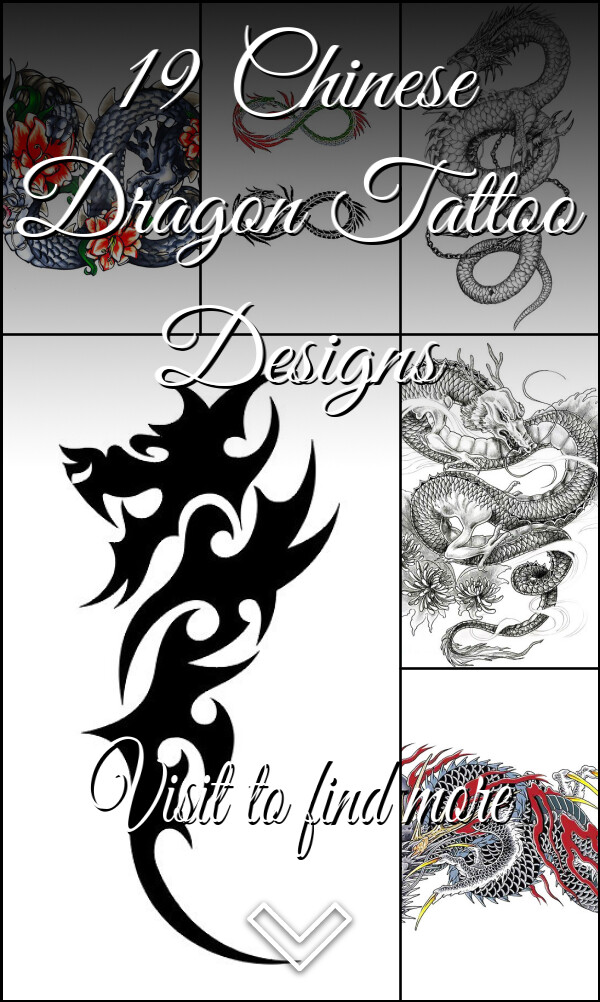 19 Chinese Dragon Tattoo Designs
