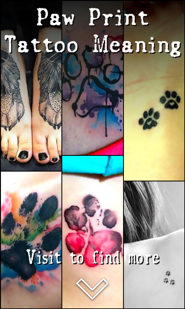 Paw Print Tattoo Meaning