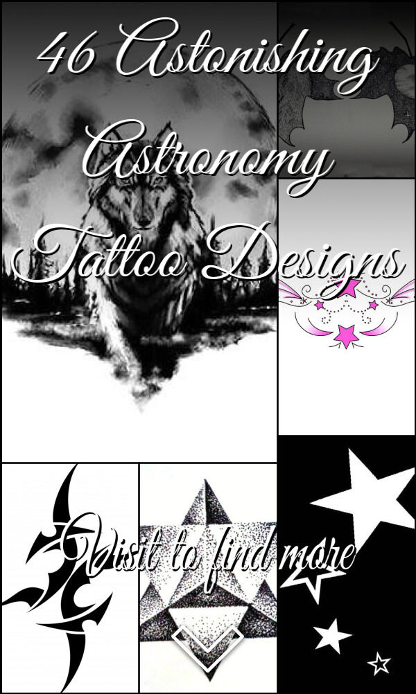 46 Astonishing Astronomy Tattoo Designs