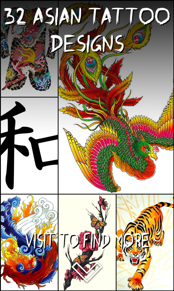 32 Asian Tattoo Designs