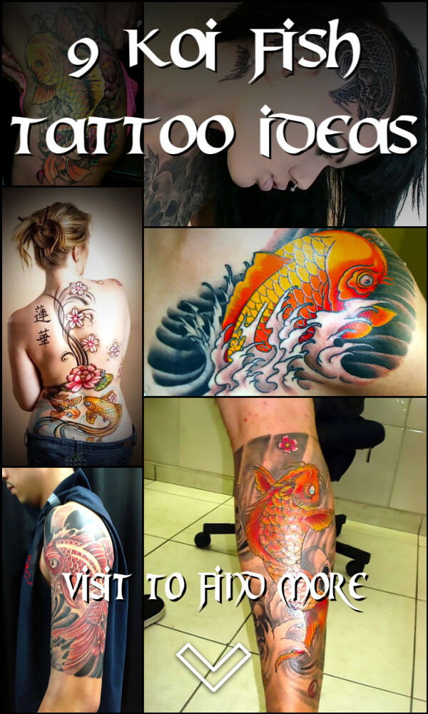 9 Koi Fish Tattoo Ideas