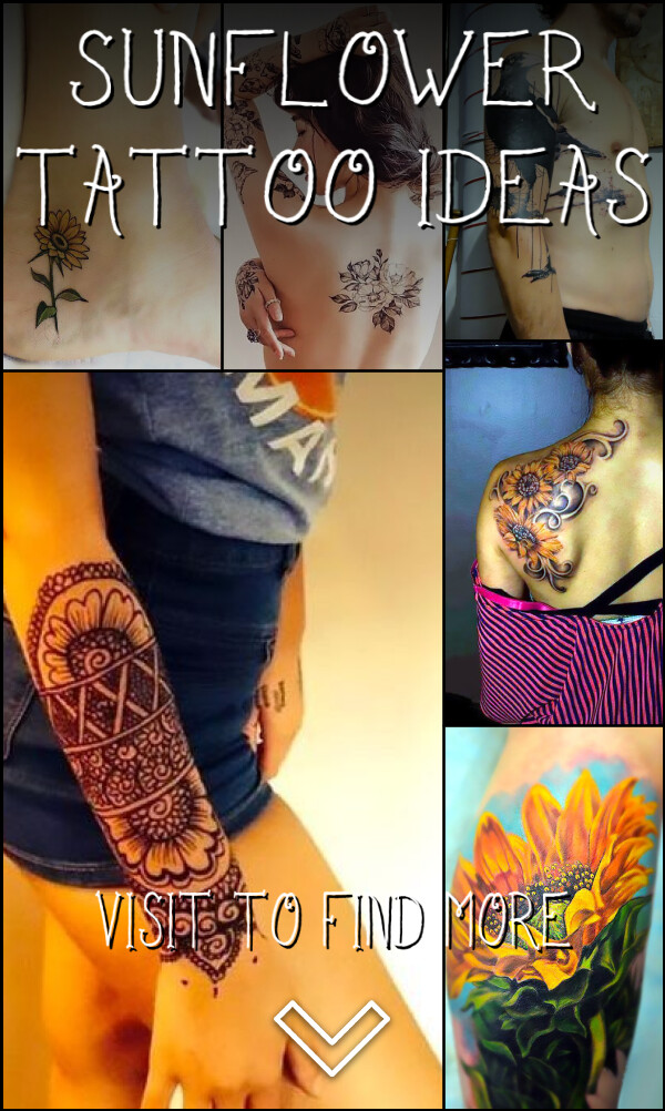 7 Sunflower Tattoo Ideas