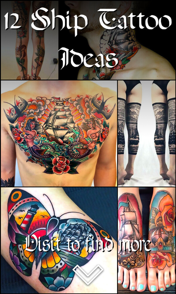 12 Ship Tattoo Ideas