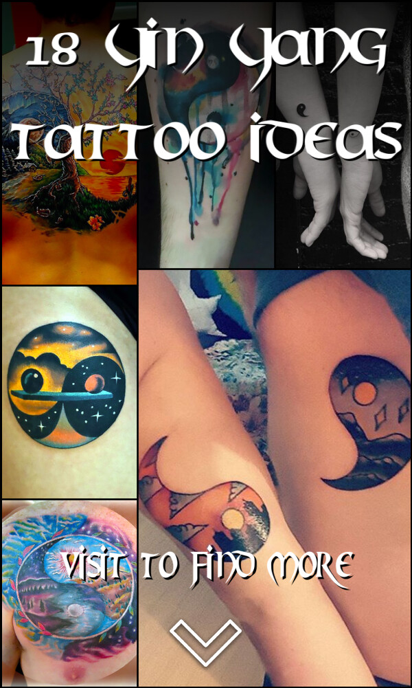 18 Yin Yang Tattoo Ideas