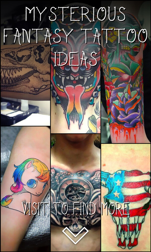 185 Mysterious Fantasy Tattoo Ideas