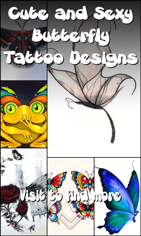 Cute and Sexy Butterfly Tattoo Designs
