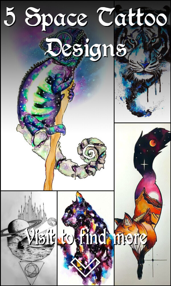 5 Space Tattoo Designs