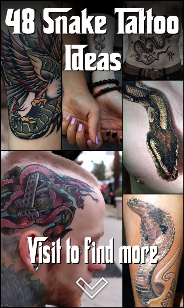 48 Snake Tattoo Ideas