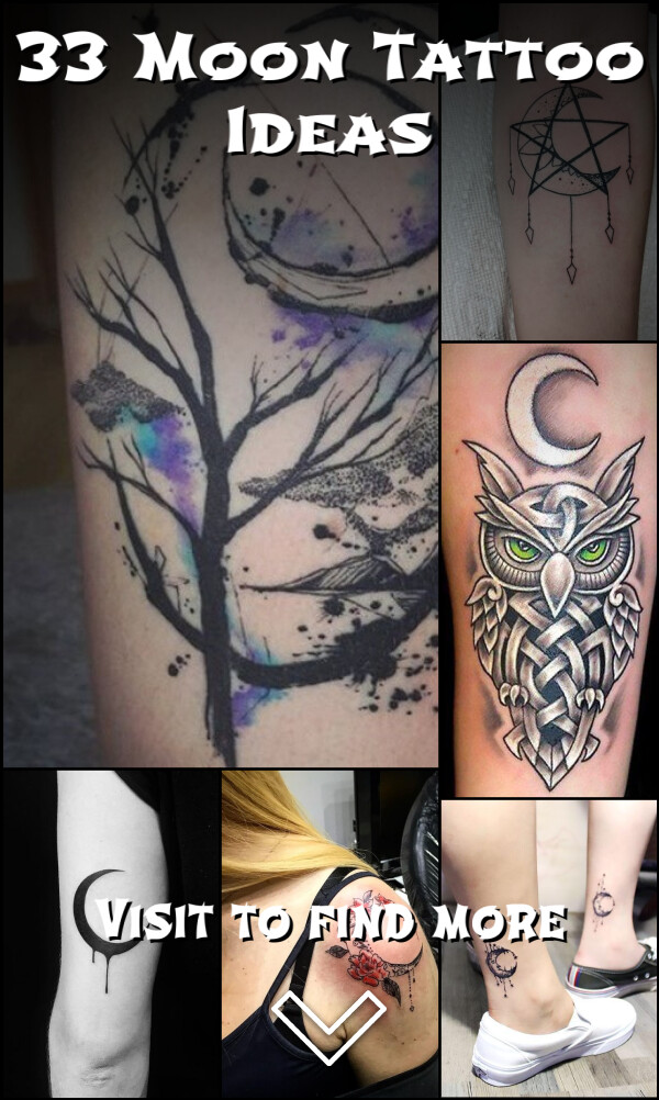 33 Moon Tattoo Ideas