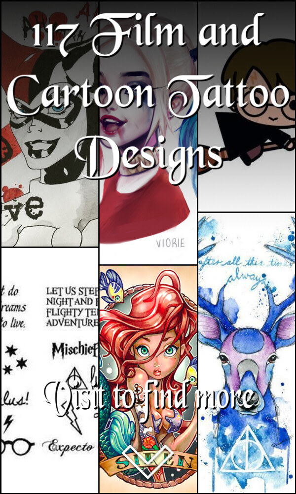 117 Film and Cartoon Tattoo Designs