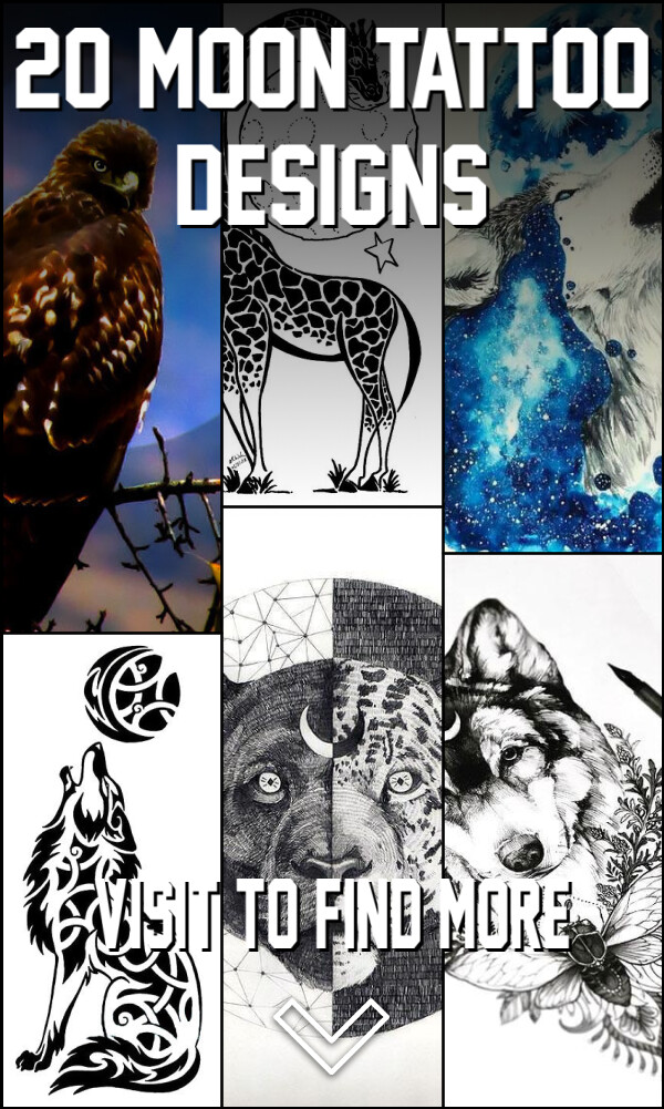 20 Moon Tattoo Designs