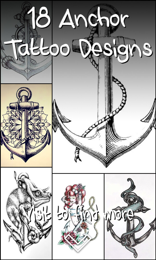 18 Anchor Tattoo Designs