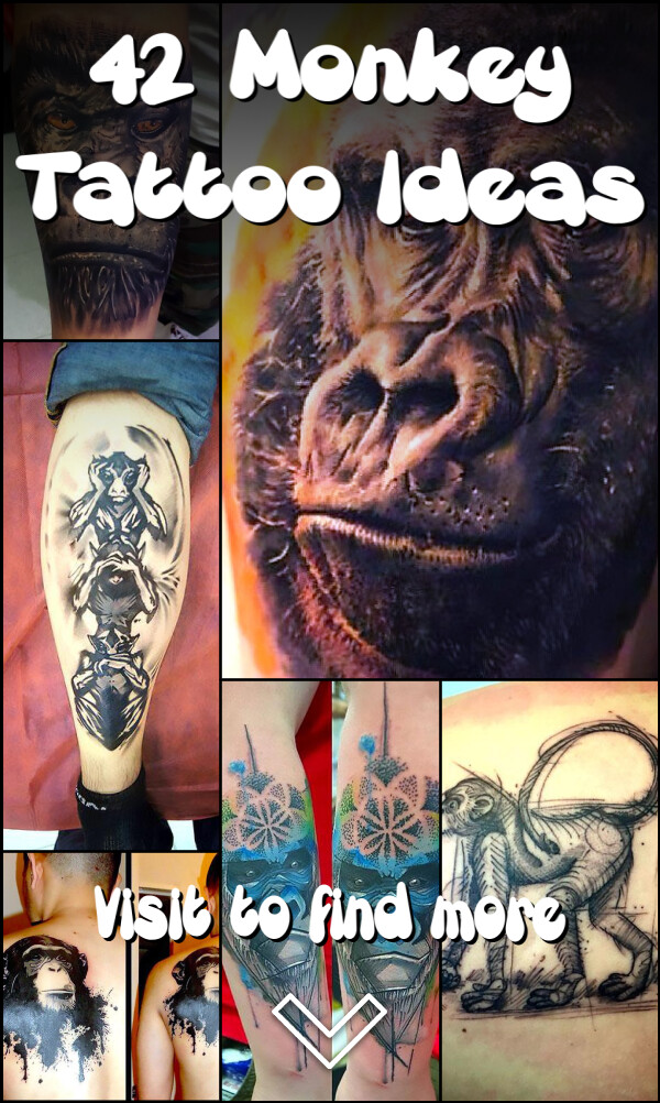 42 Monkey Tattoo Ideas