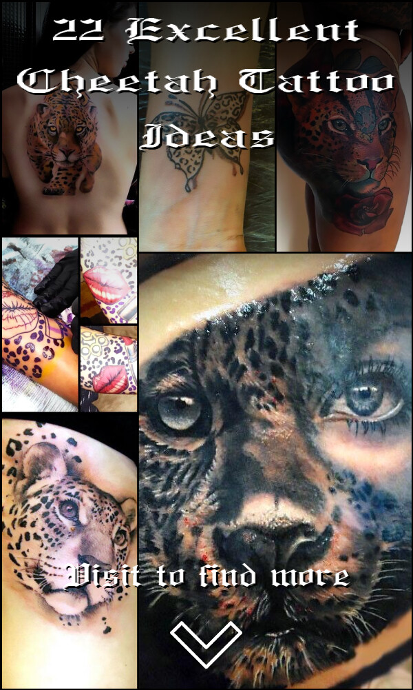22 Excellent Cheetah Tattoo Ideas