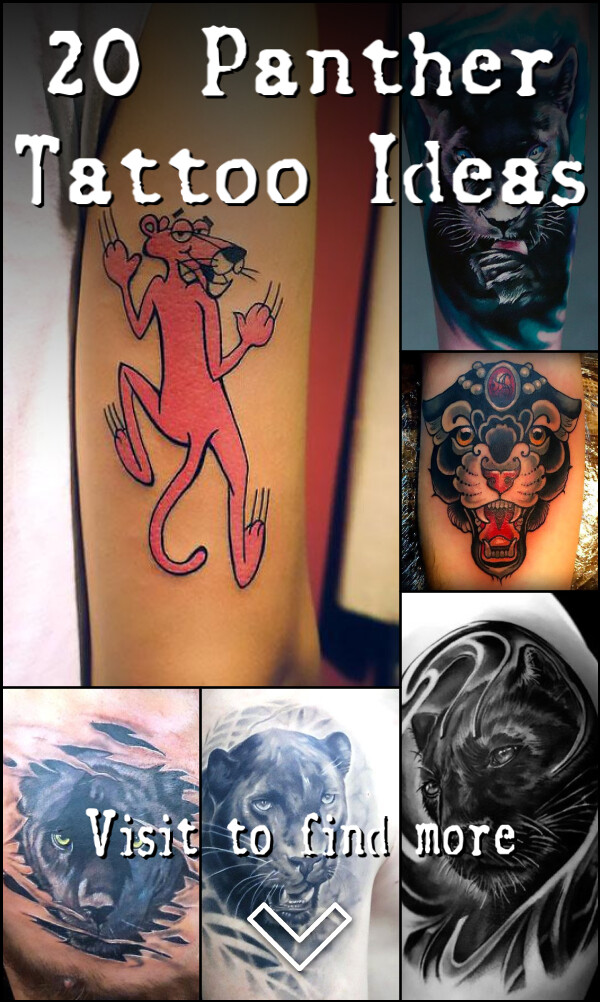 20 Panther Tattoo Ideas
