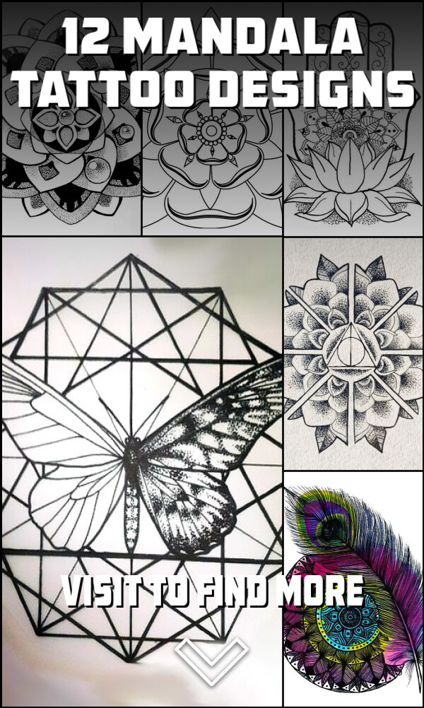12 Mandala Tattoo Designs