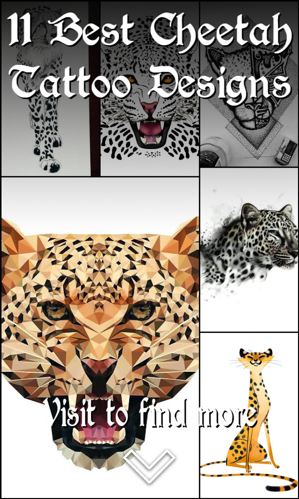 11 Best Cheetah Tattoo Designs