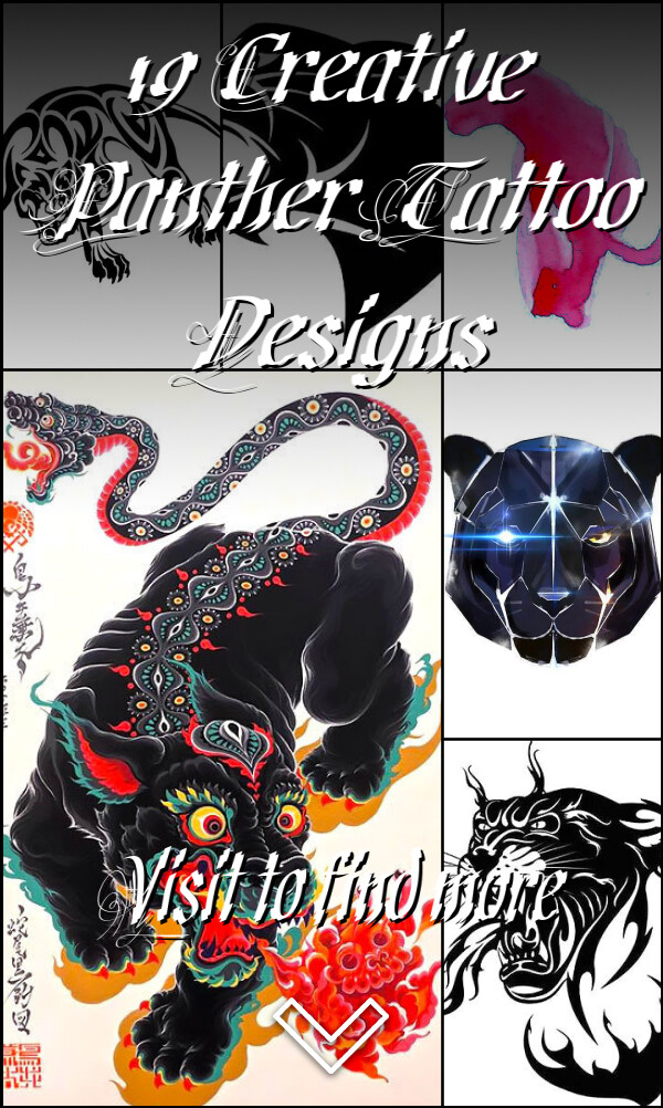 19 Creative Panther Tattoo Designs