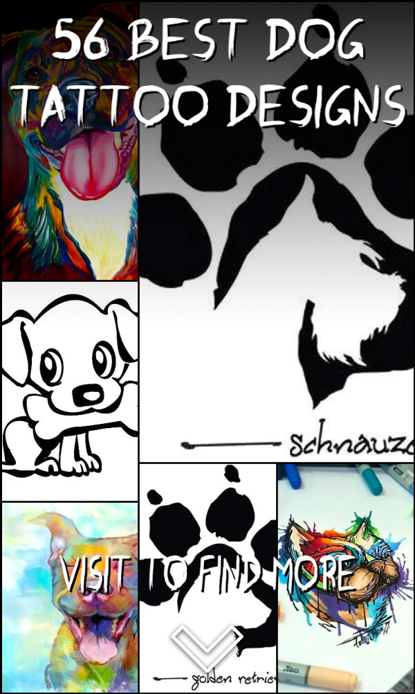 56 Best Dog Tattoo Designs