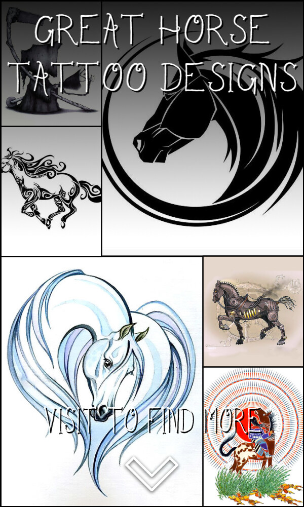 39 Great Horse tattoo designs