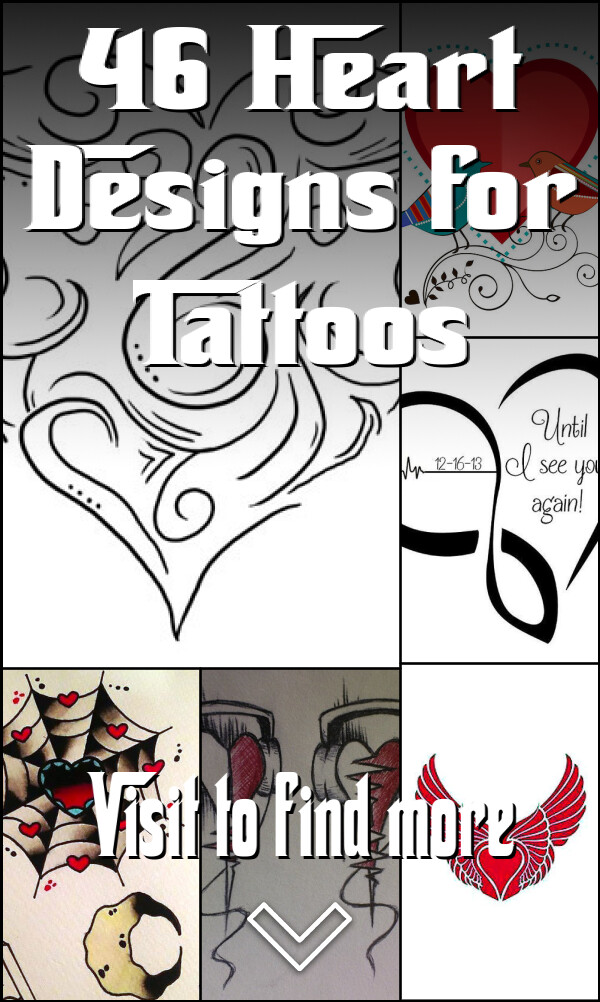 46 Heart Designs for Tattoos 