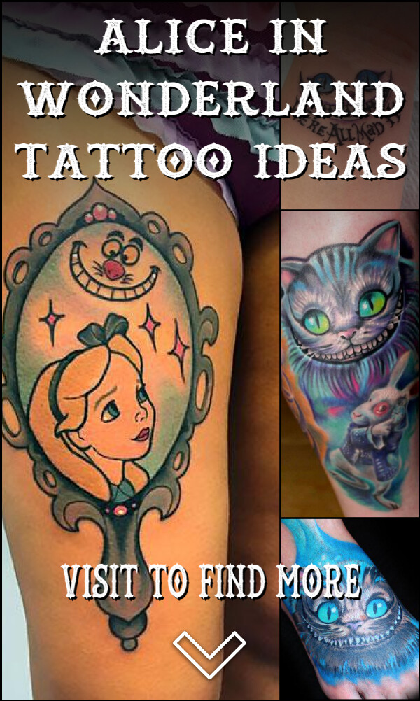 4 Alice in Wonderland Tattoo Ideas