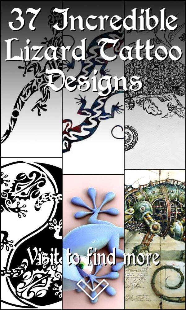 37 Incredible Lizard Tattoo Designs