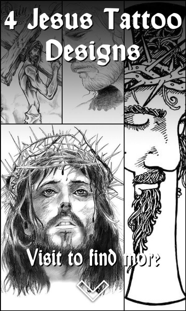 4 Jesus Tattoo Designs