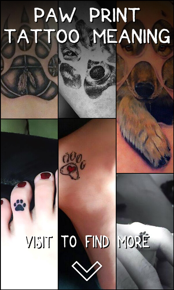 Paw Print Tattoo Meaning