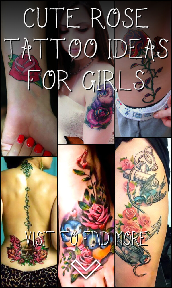 129 Cute Rose Tattoo Ideas for Girls
