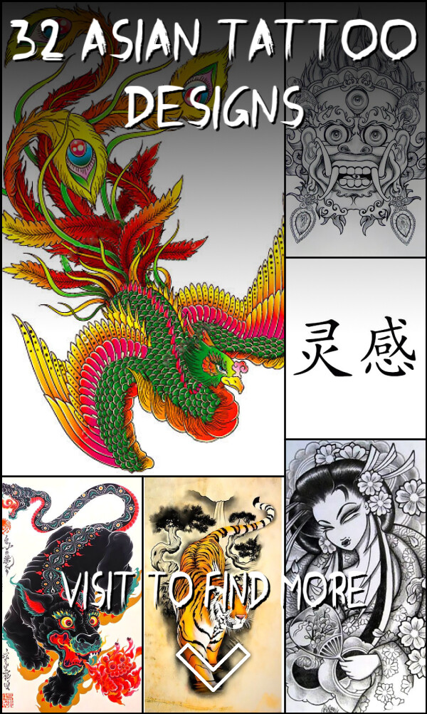 32 Asian Tattoo Designs