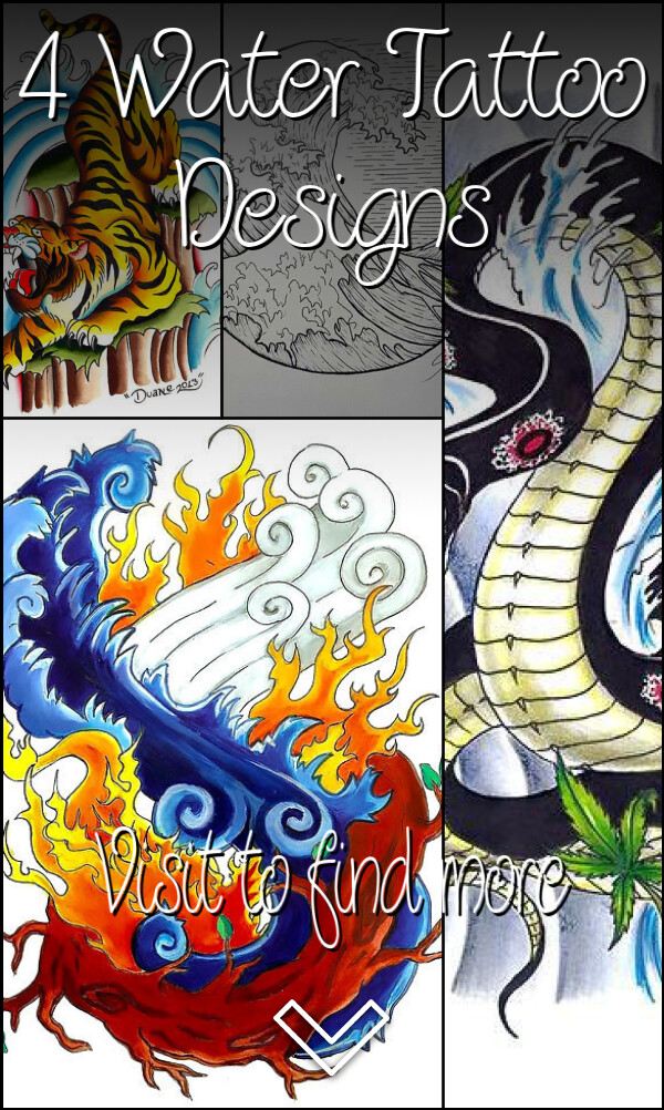 4 Water Tattoo Designs