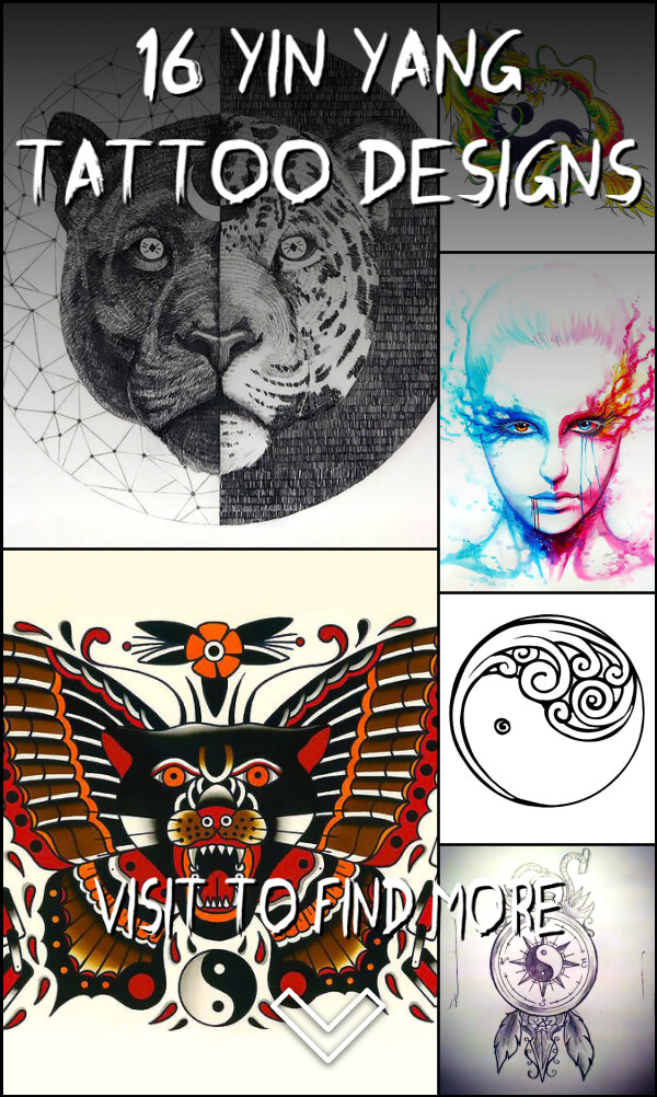 16 Yin Yang Tattoo Designs