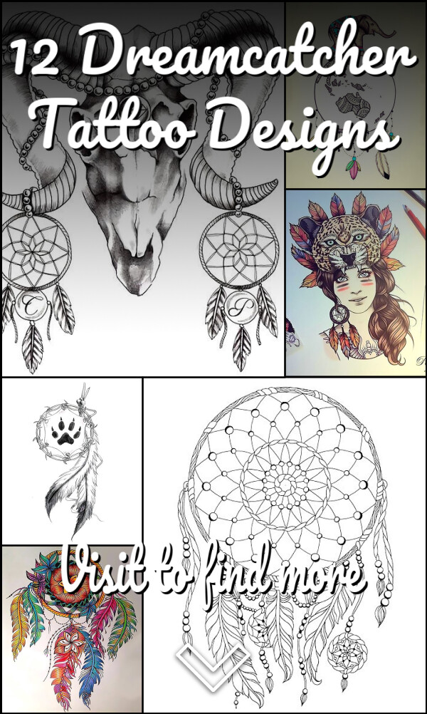 12 Dreamcatcher Tattoo Designs